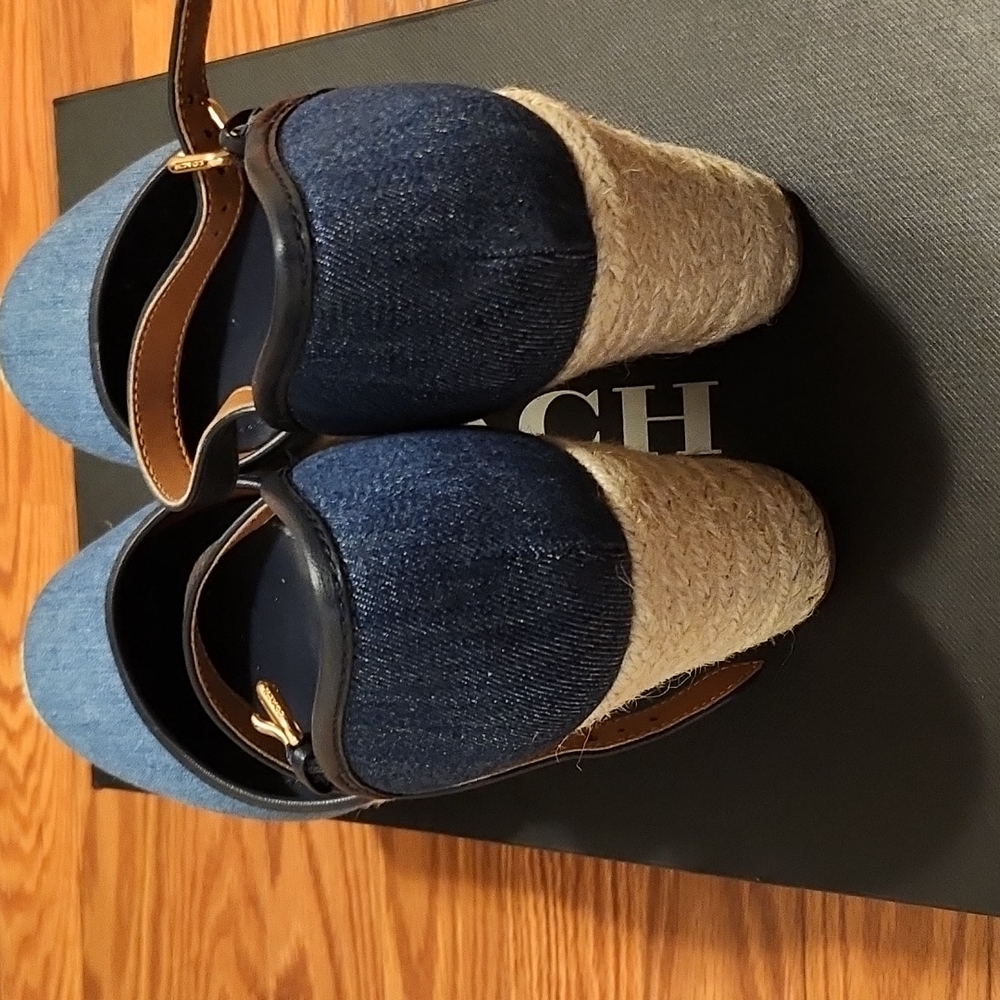 Authentic Coach Denim Espadrilles - Picture 4 of 4
